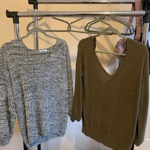 Two sweaters sold together